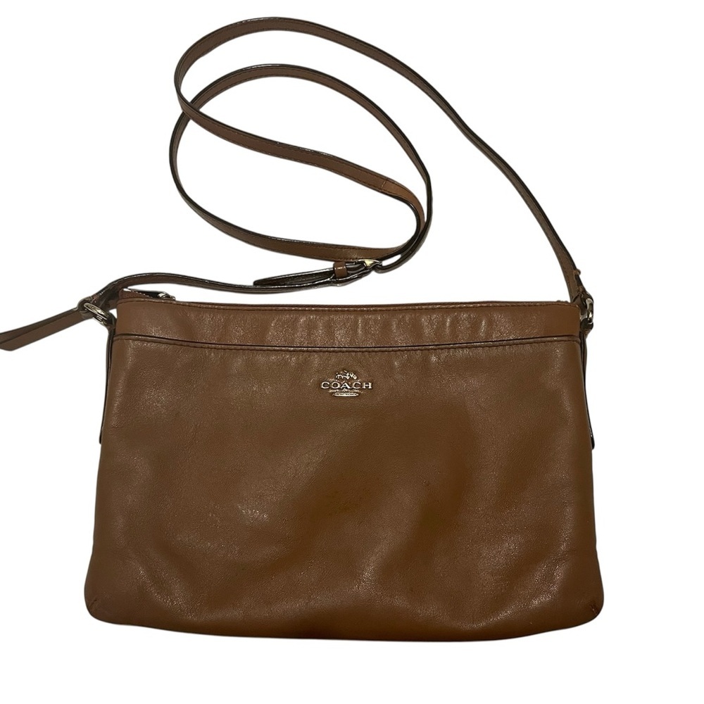 Coach Vintage 2014 Leather East/West Swingpack Crossbody Bag - Picture 2 of 10